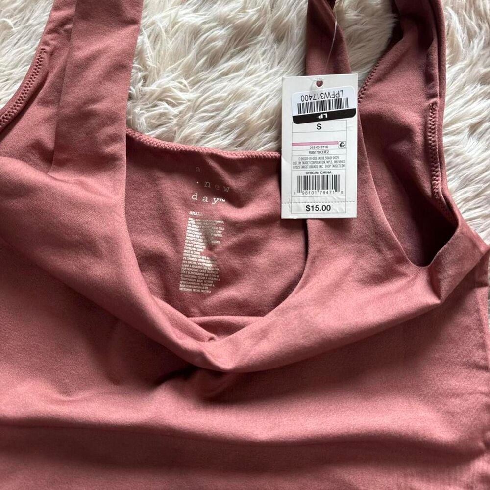 A New Day Spandex Bodysuit in Rust SMALL NWT - Picture 3 of 6
